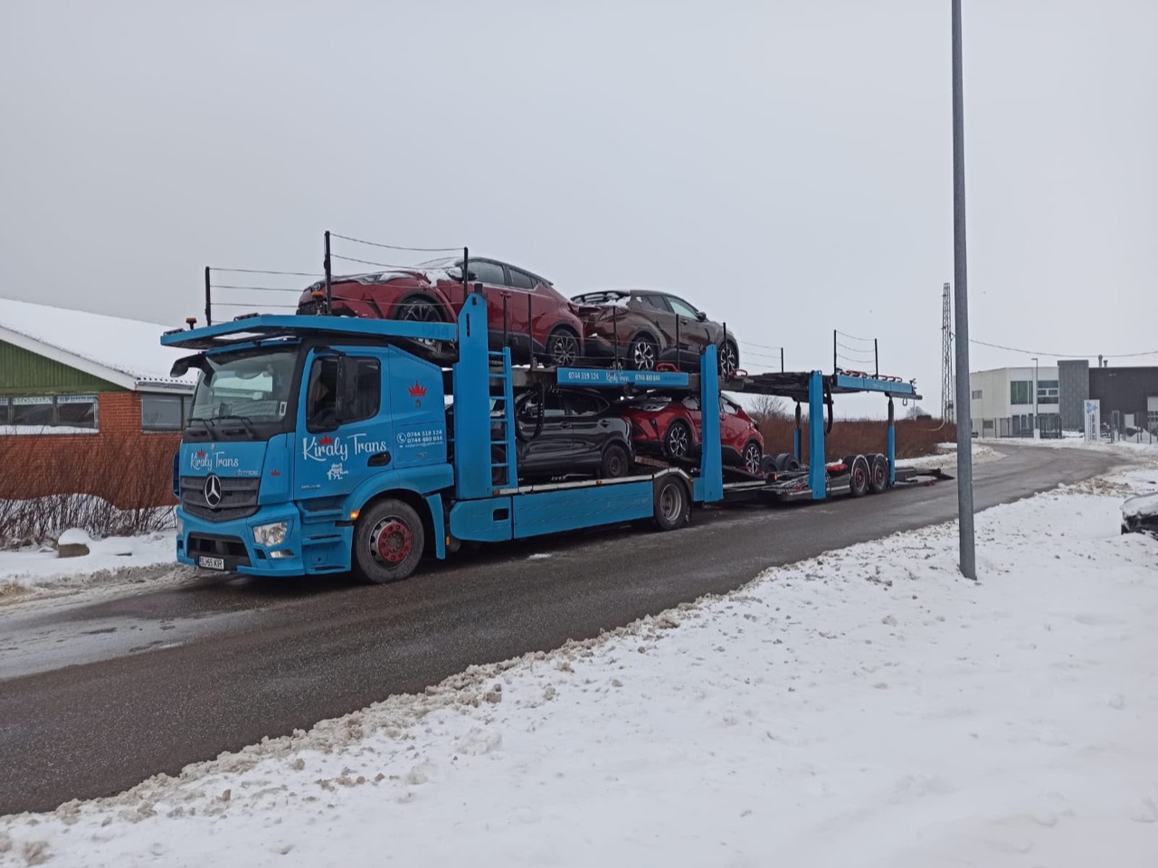Transport auto · imagini din activitatea D&M Auto